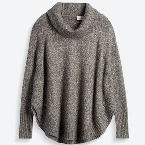 Zaryn Cotton Blend Poncho Pullover